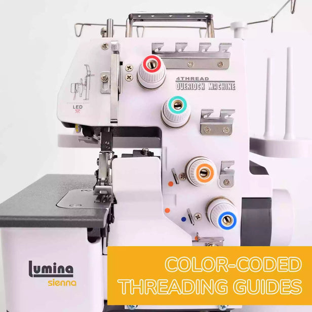 Threading Serger Sewing Machine Lumina Sienna